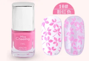 Лак для ногтей, печать лак для ногтей, печать инструмента масло 7 мл - Color: 10