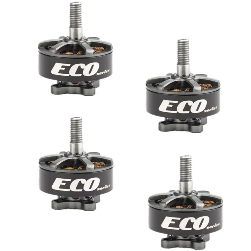 4Pcs Emax Eco Series 2207 3-6S 1700Kv 1900Kv 2400Kv Brushless Motor for Rc Drone Fpv Racing Models Spare Parts DIY Accessories | Игрушки и