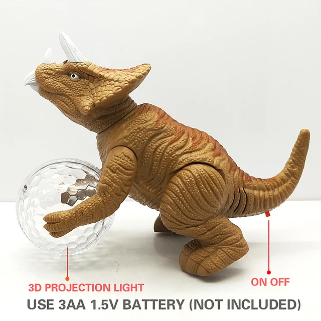 Dinosaur racing toy electric rotating light music 4