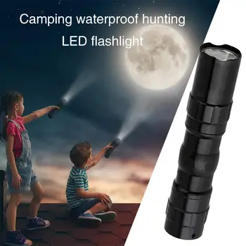 

Portable LED Flashlight Camping Black Built Tough Hiking Torch Mini Climbing Outdoor Sporting 3W Emergent Lamp Cycling