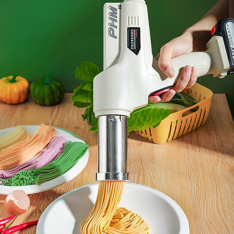 Household Small Automatic Noodle Press Handheld rechargeable noodle making machine 1500mAh large capacity battery