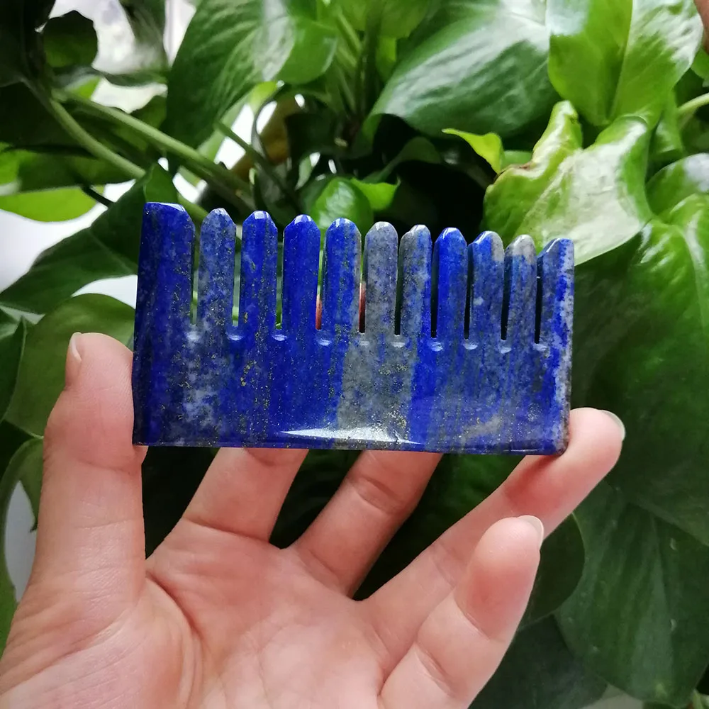 Высокое качество натуральный Comb Расческа форма камня ручной работы для подарка и домашнего декора ZT
