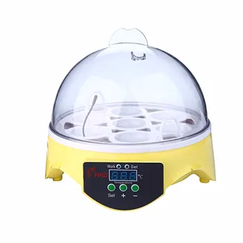 

Mini Digital Egg Incubator 7 Eggs Hatcher Eggs Hatching Machine Automatic Temperature Control for Chicken Duck Bird Egg Hatching