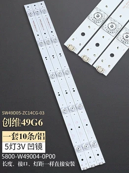 

for Skyworth backlight 49G6 strip 5800-w49004-0p100p00303sw490035 APT-LB15045