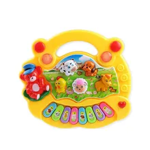 Торговля детская электронная клавиатура ферма dong wu qin Развивающие детские ENLIGHTEN игрушки для младенцев