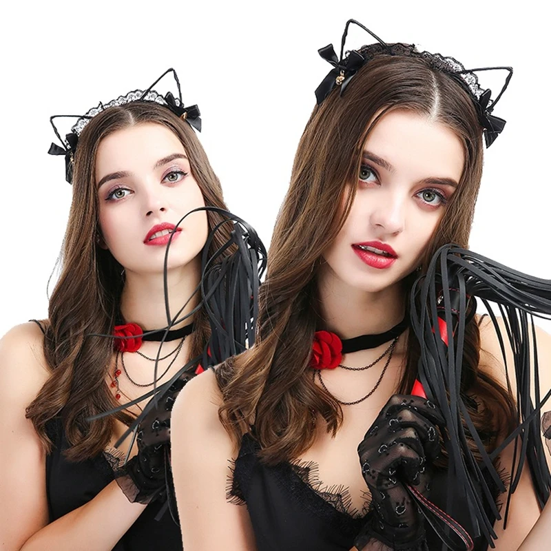 Cosplay Gothic Japanese Porn - Japanese Style Cat Ear Hair Band Anime Sm Maid Kawai Cosplay Otaku Erotic  Lingerie Adult Products For Woman Man Lesbian - Exotic Accessories -  AliExpress