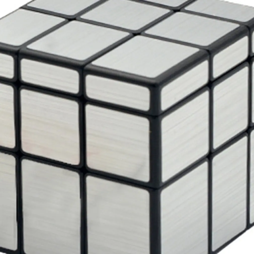 3x3x3 магический зеркальный куб, профессиональный кубик золотого и серебряного цвета, магический литой пазл с покрытием, скорость, поворот, обучение, Классическая игра в мозги, игрушка