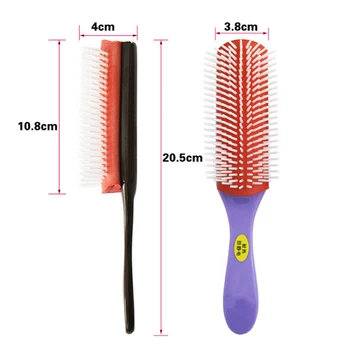 

Anti-static Hair Brush Comb Styling Teezer Shower Electroplate Detangling Massage Combs For Salon Styling Women Girls Hair 1Pc