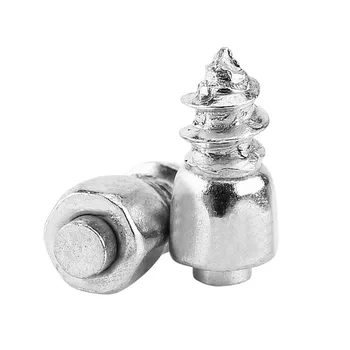 

100Pcs/Set Tire Stud Screw 9mm Anti-Slip Screw Stud Tyre Snow Chains Tire Spikes Trim For Motorcycle Car Truck Accessories