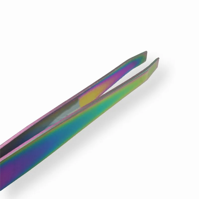 1 шт. бровей нержавеющая сталь tweezers угловой Наклонный триммер для бровей лица удаление волос ресницы на клипсах косметический инструмент для макияжа