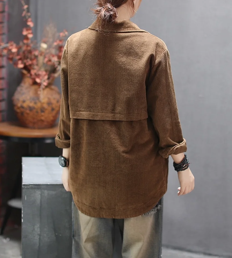 Corduroy Blouse Image 8