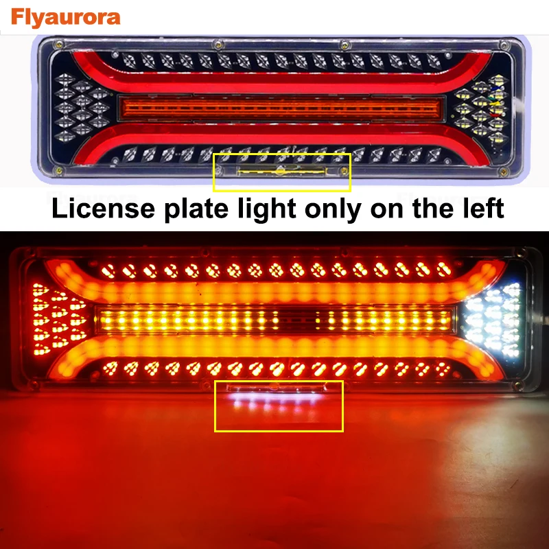 Задний светодиодный фонарь для грузовика задние фары на прицеп В 24 2 шт. |