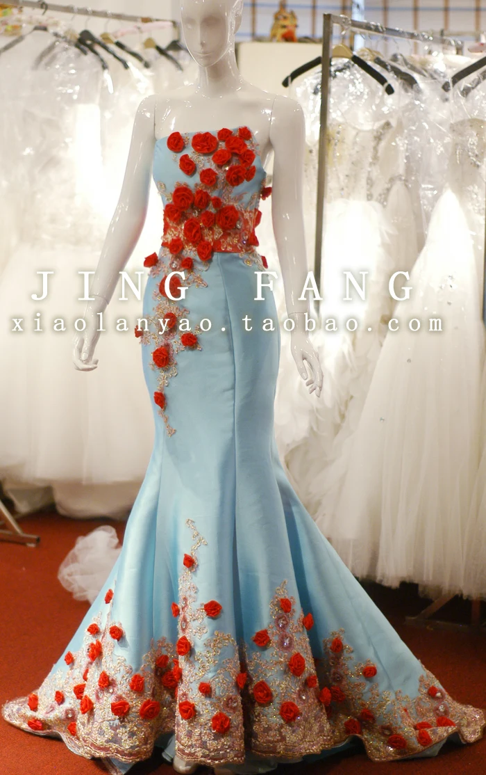 Реальные lmags robe de soiree новые модные сексуальные роскошные vestido de festa Длинные вечерние платья Русалка вечернее платье
