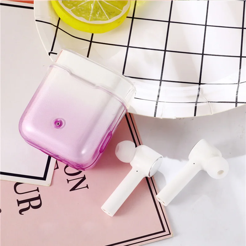 

For Xiaomi Redmi Air Case Candy Color Cute Transparent Cover For For Fundas Xiaomi Redmi Air Cover TPU Soft Box headphone Coque