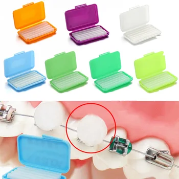 

1Box Orthodontic Wax For Braces Gum Irritation Dental Oral Care Orthodontic Ortho Wax Mint Apple Orange Strawberry Grape Dropshi