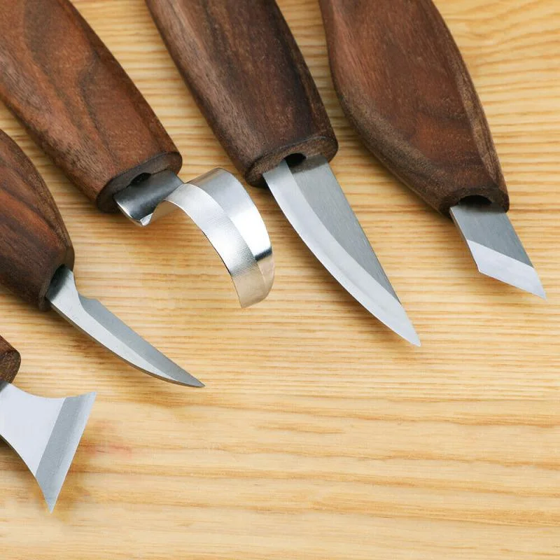 سكاكين نحت يدوية للخشب  للنجارين والمحترفين