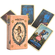 

78 Pcs/BOX Delos Tarot Oracle Cards Game Read Fate Year Tarot Card Board Game