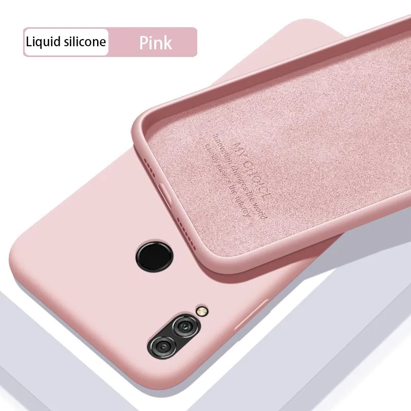 Защитный чехол силиконовый для huawei Y9 2019 Y9Prime Y7 Y5 нескользящий матовый сумки