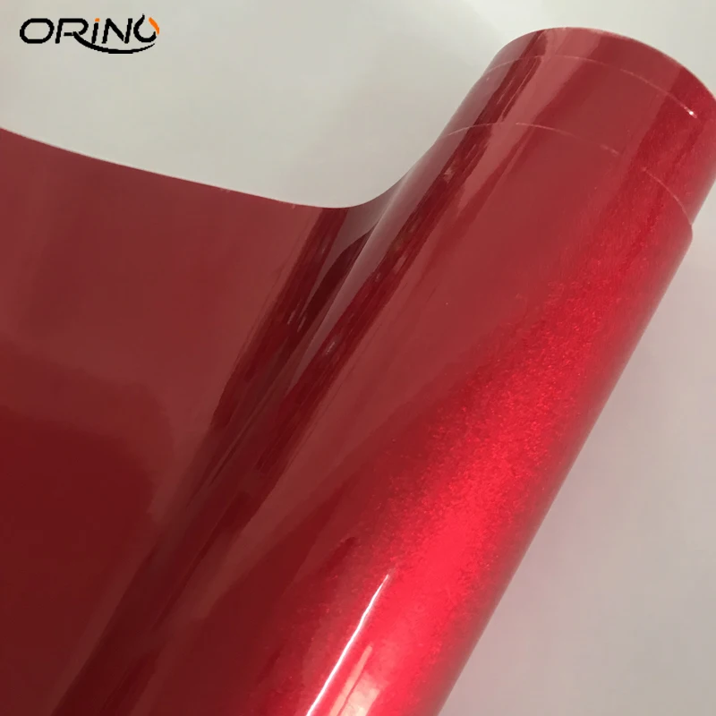 Diamond Candy Glitter Red Vinyl Sticker Wrap-2
