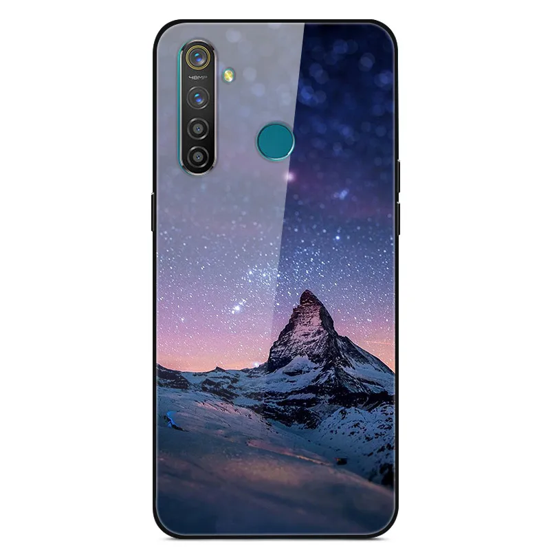Чехол из закаленного стекла для OPPO Realme 5 Pro, чехол с изображением планеты космоса, чехол со стеклом для OPPO Realme 5 Pro Realme Q, чехол Realme5 Pro