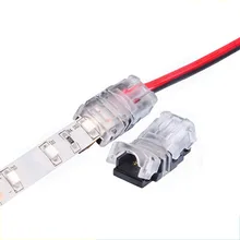 

2pin 8mm LED Strip Connector for 3528 2835 Waterproof led Strip to Strip Connection Connect Use Terminals