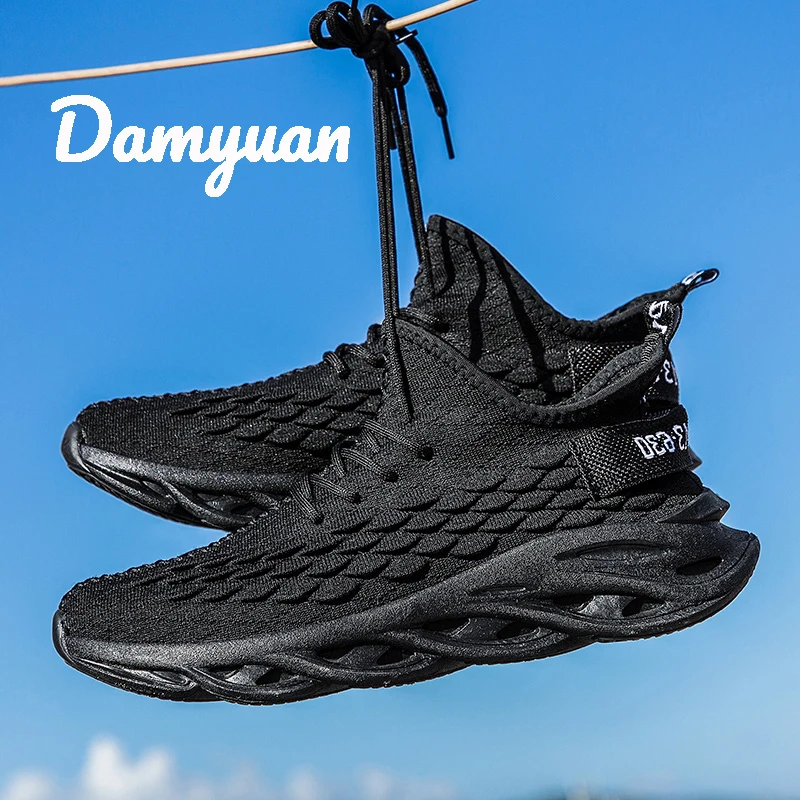 

Damyuan 2019 New Fashion Autumn Classic Men Flyweather Comfortables Breathable Non-leather Casual Lightweight Jogging Mesh Shoes