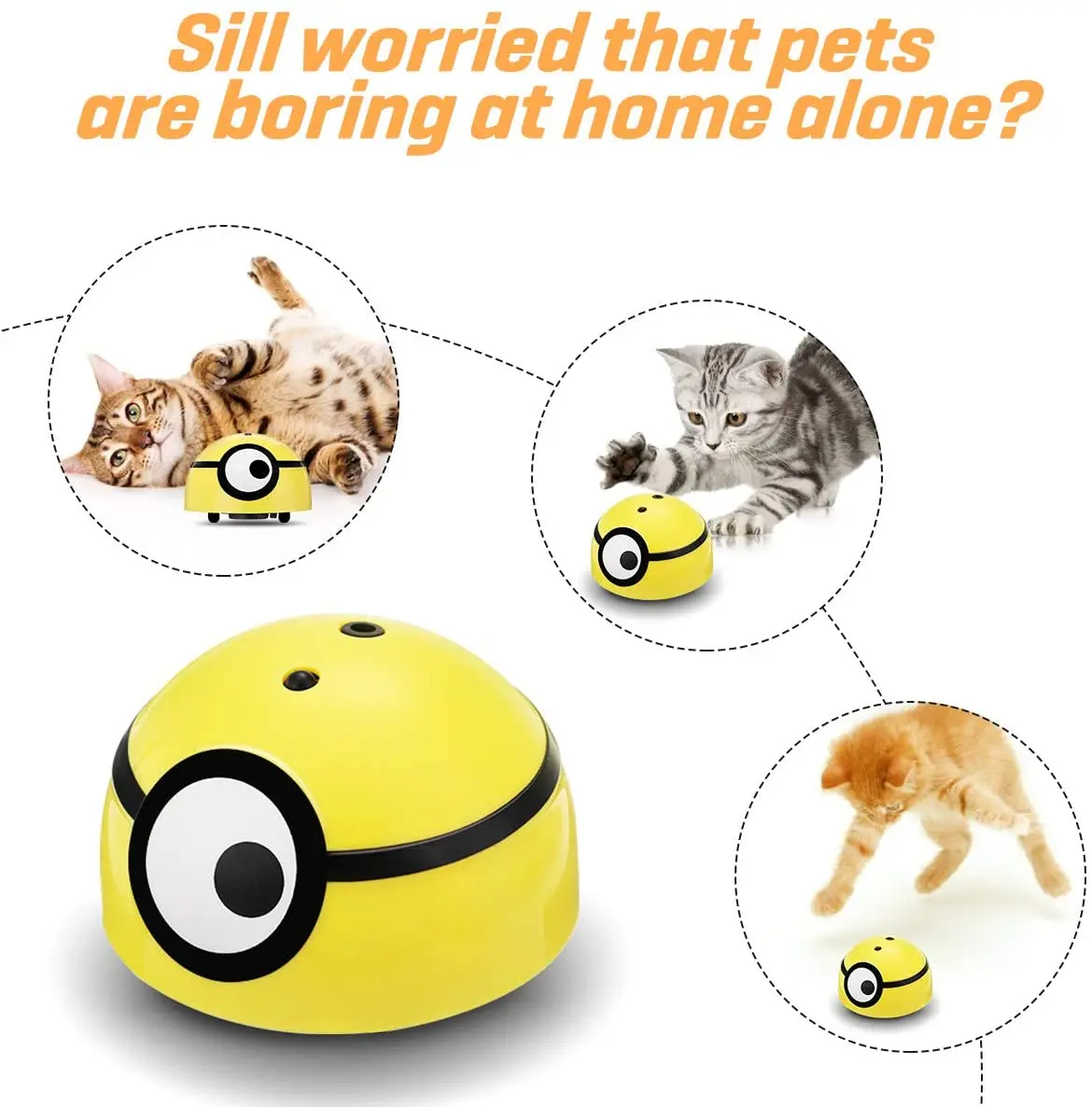 

Cat Dog Automatic Intelligent Escaping Toy Walk Interactive Toys For Kids Pets Infrared Sensor Rabbit Pet Supplies Accessories