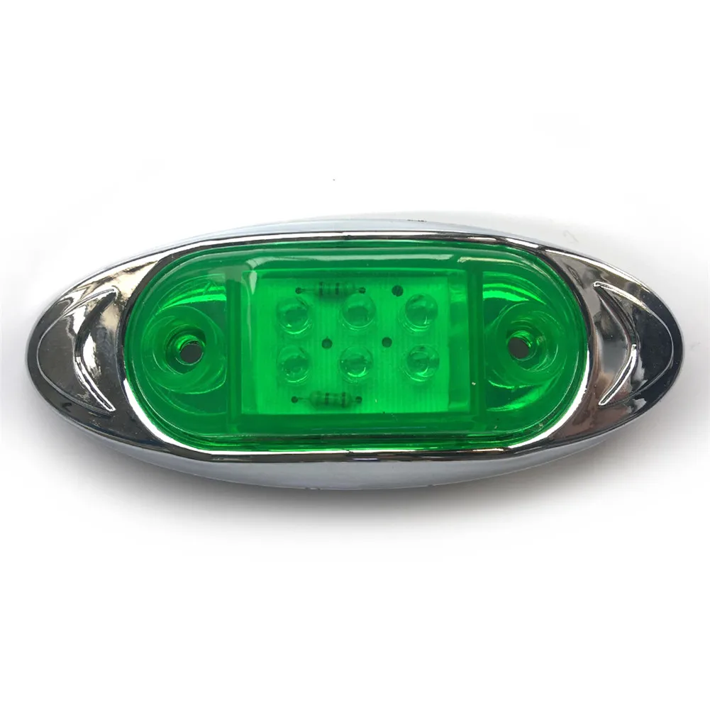

Truck Side Marker 24V LED Truck Accessories 10-30V LED Lights 6 LEDs Side Marker Lights Warning Lights for Truck Van Pickup