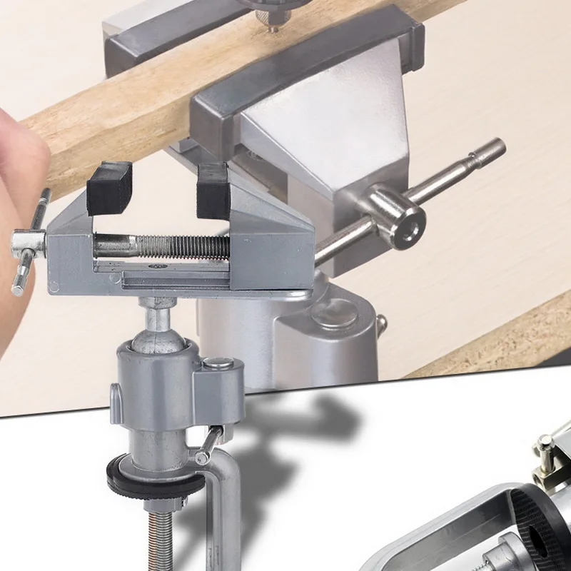 

Universal Table Vise with 360 degrees Swiveling Head Clamp for Crafting Painting Sculpting Electronics Soldering Tiger pliers