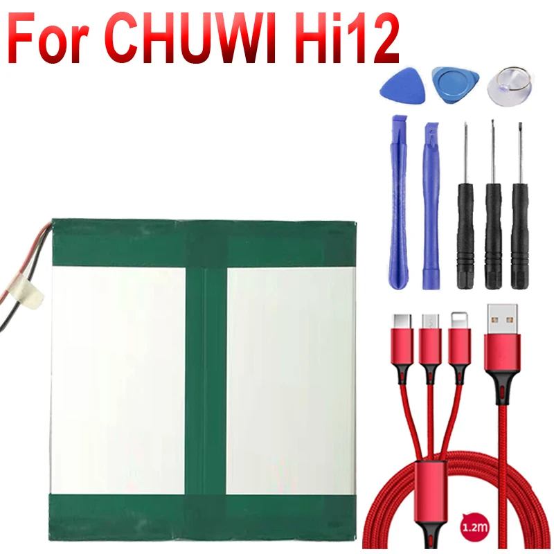 Аккумулятор 3 7 В для CHUWI Hi12 Dual Sys планшетный ПК новый литий-полимерный