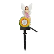 RGB+ белый светодиодный садовый светильник на солнечной батарее, гирлянды для сада, Рождественский Декор для улицы