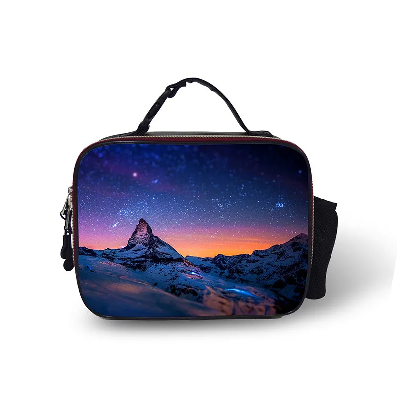 

Bright Stars Series Leather Meal Deconstructable Children Meal Package Customizable Bento Box Bag Container
