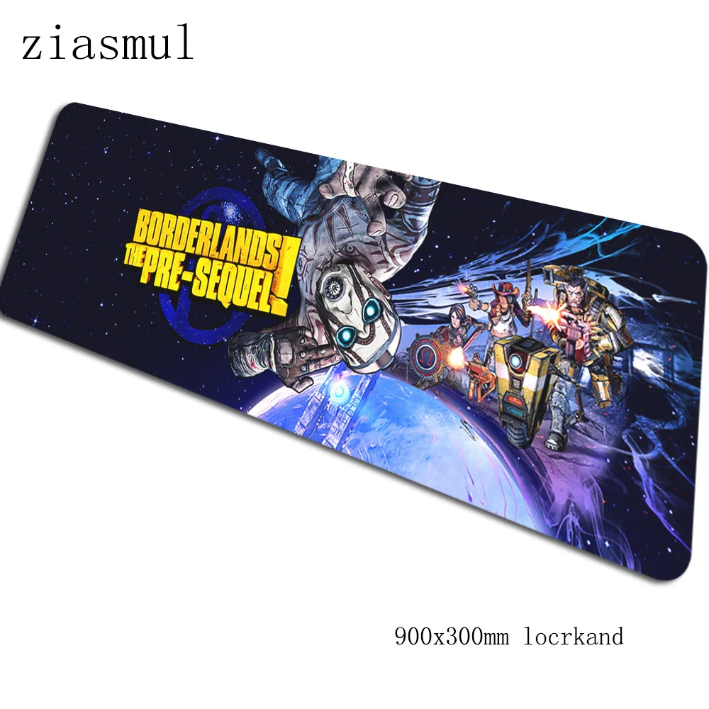 Borderland padmouse 900x300x3 мм игровой коврик для мыши горячая Распродажа коврик для мыши геймер компьютерный стол высококлассный коврик notbook mousemate pc - Цвет: Size 900x300x3mm