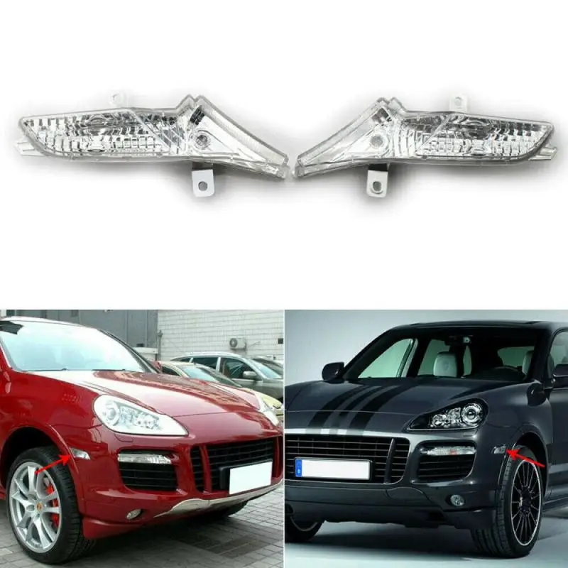 New Side Marker Light Shell For Porsche Cayenne 08 10 Driver Passenger