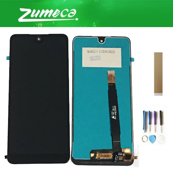 Color : Black Premium Quality Black LCD Screen and Digitizer Full Assembly for BQ BQ-6015L Universe