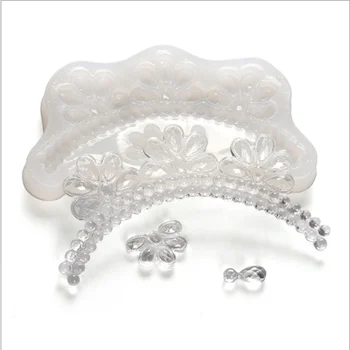 

Jewelry edge decoration pearl crown sugar turning baking tool DIY liquid silica gel mold silica gel cake mold