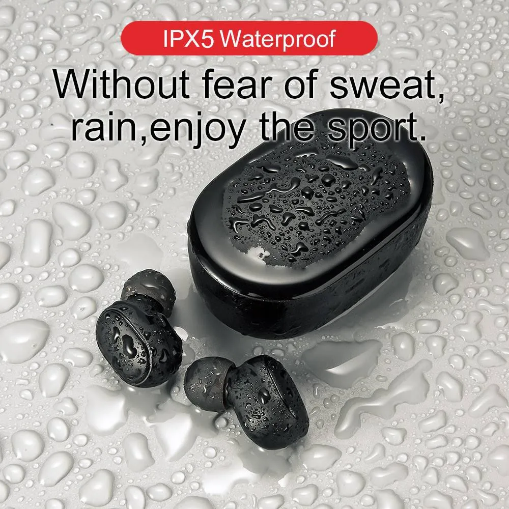 New A6S TWS Wireless Earphone HiFi Bluetooth 5 0 Voice control Sport Headset Stereo In Ear Headphones mini Earbuds