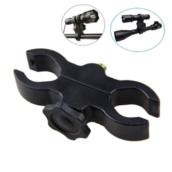 Suporte de suporte de montagem ajustável para lanterna tocha escopo laser 25 35mm anel diâmetro à prova de choque anti ferrugem