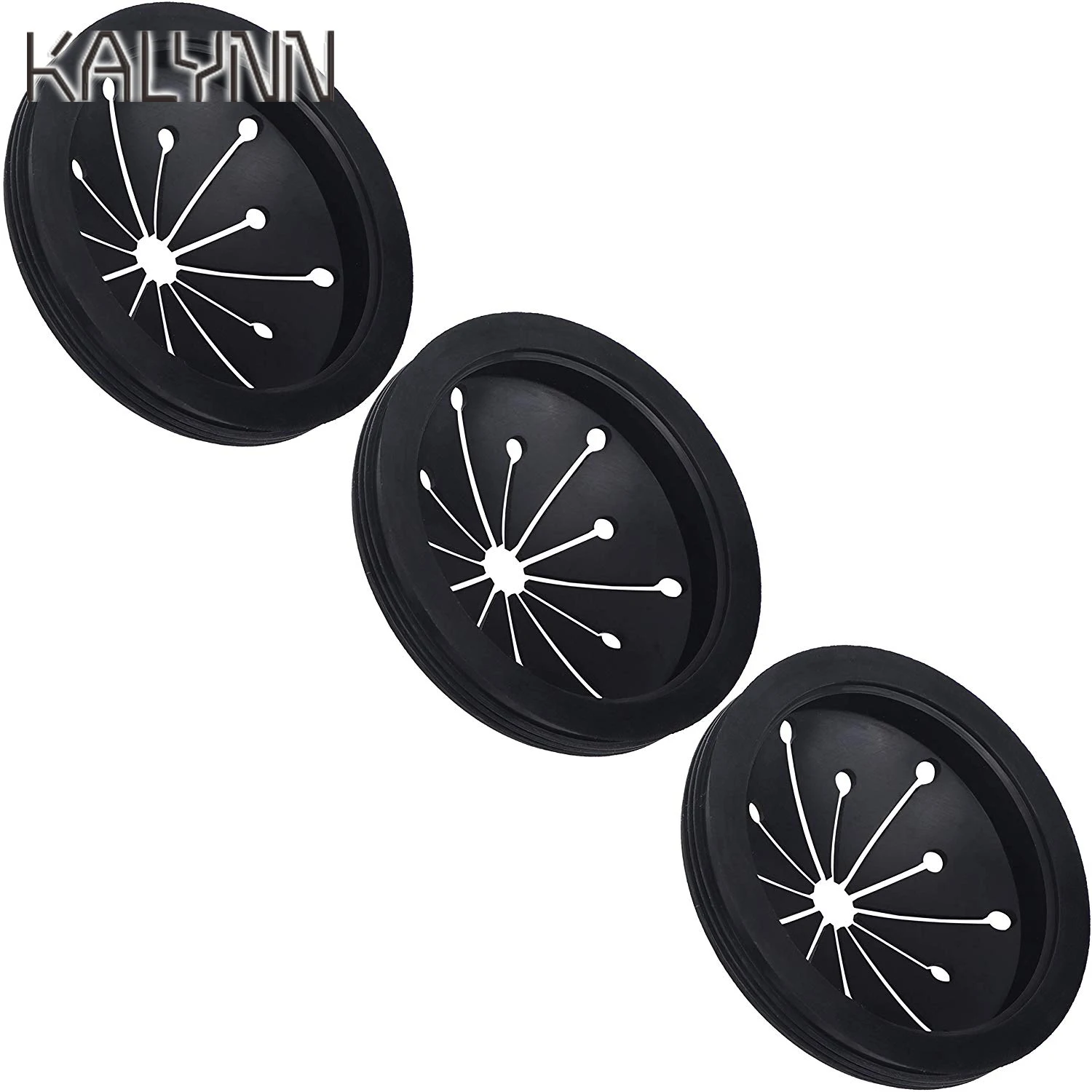 3pcs Garbage Disposal Splash Guards Sink Baffle Disposal Replacement Multi-function Drain Plugs food Waste Disposer Accessories