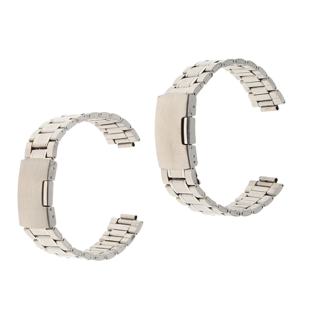Men Replacement Metal Wrist Watch Band Stainless Steel Watch Strap Bracelet