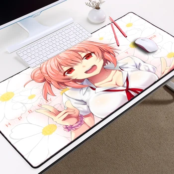 

Mairuige so big large xxl mousepad anime SNAFU Yuiyui cute animation girls pattern print a pc computer table mouse pad for gamer