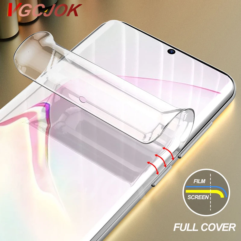 

35D Protective Hydrogel Film on for Samsung galaxy S8 S9 S10 Plus S10e s10 Lite Screen protector on Galaxy Note 8 9 10 Not Glass