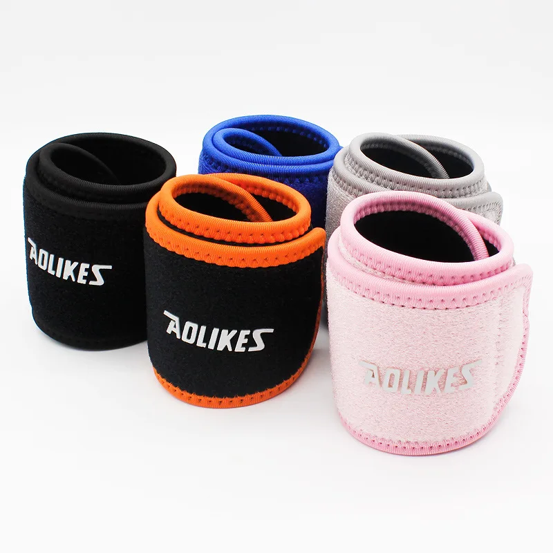 2 pcs/lot AOLIKES gym wrist bands sports wristband wrist support straps wraps for weight lifting munhequeira protector