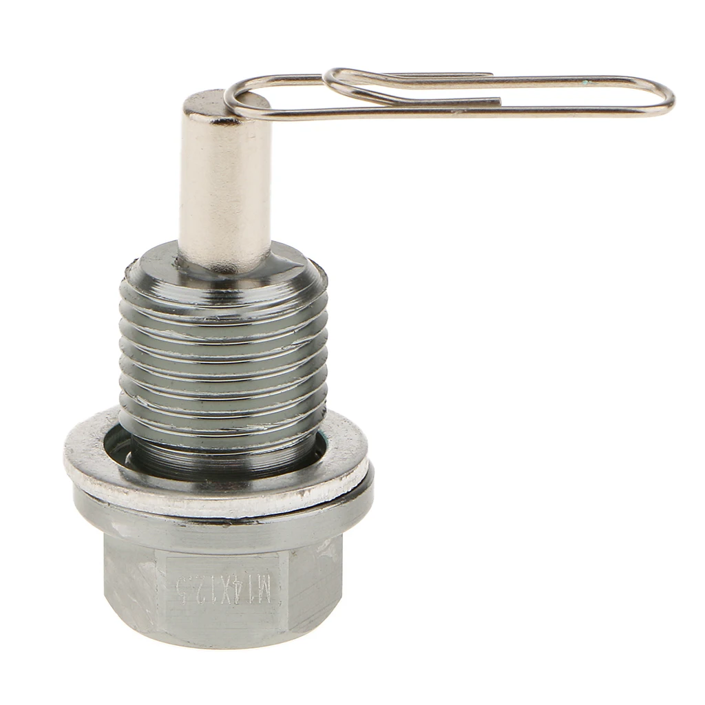 14X1.25 Anodized Magnetic Engine Oil Pan/Transmission Drain Plug Titanium