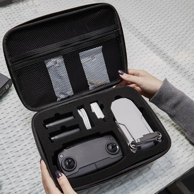 Buy RIH Waterproof Carrying Case PU Storage Bag Travel Box Handbag for DJI Mavic Mini 