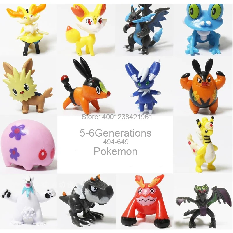 Экшн-фигурка Покемон Froakie Greninja noiверн Fennekin Y Beartic коллекция Yveltal модель игрушка