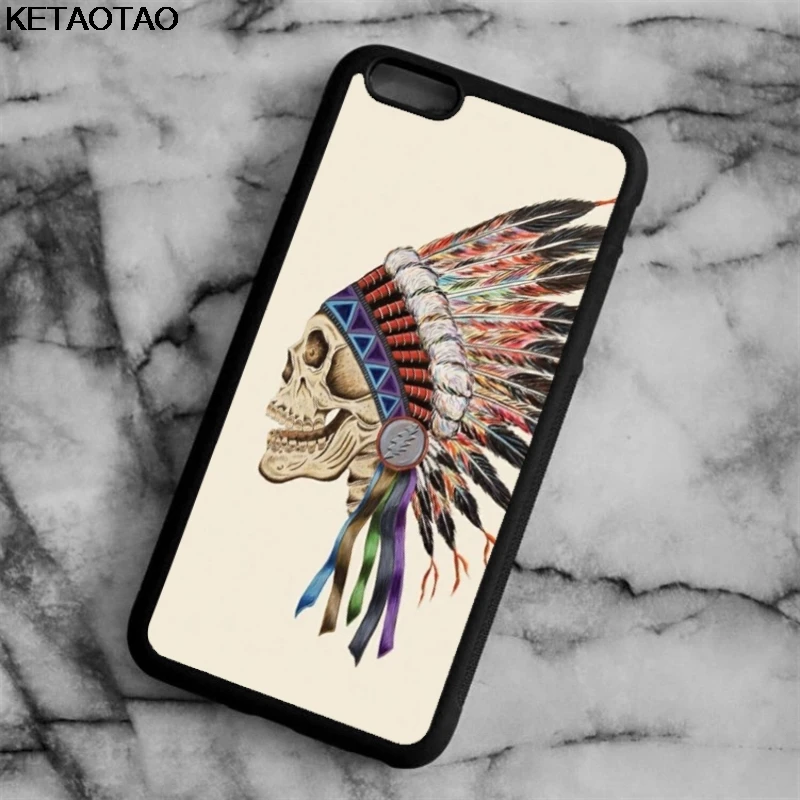 Черный KETAOTAO Каратель Череп Логотип чехол для телефона s для iPhone 4S SE 5 6 5C 5S 6S 7 8 SE X Plus XR XS Max Чехол Мягкий ТПУ резиновый силиконовый - Цвет: Черный