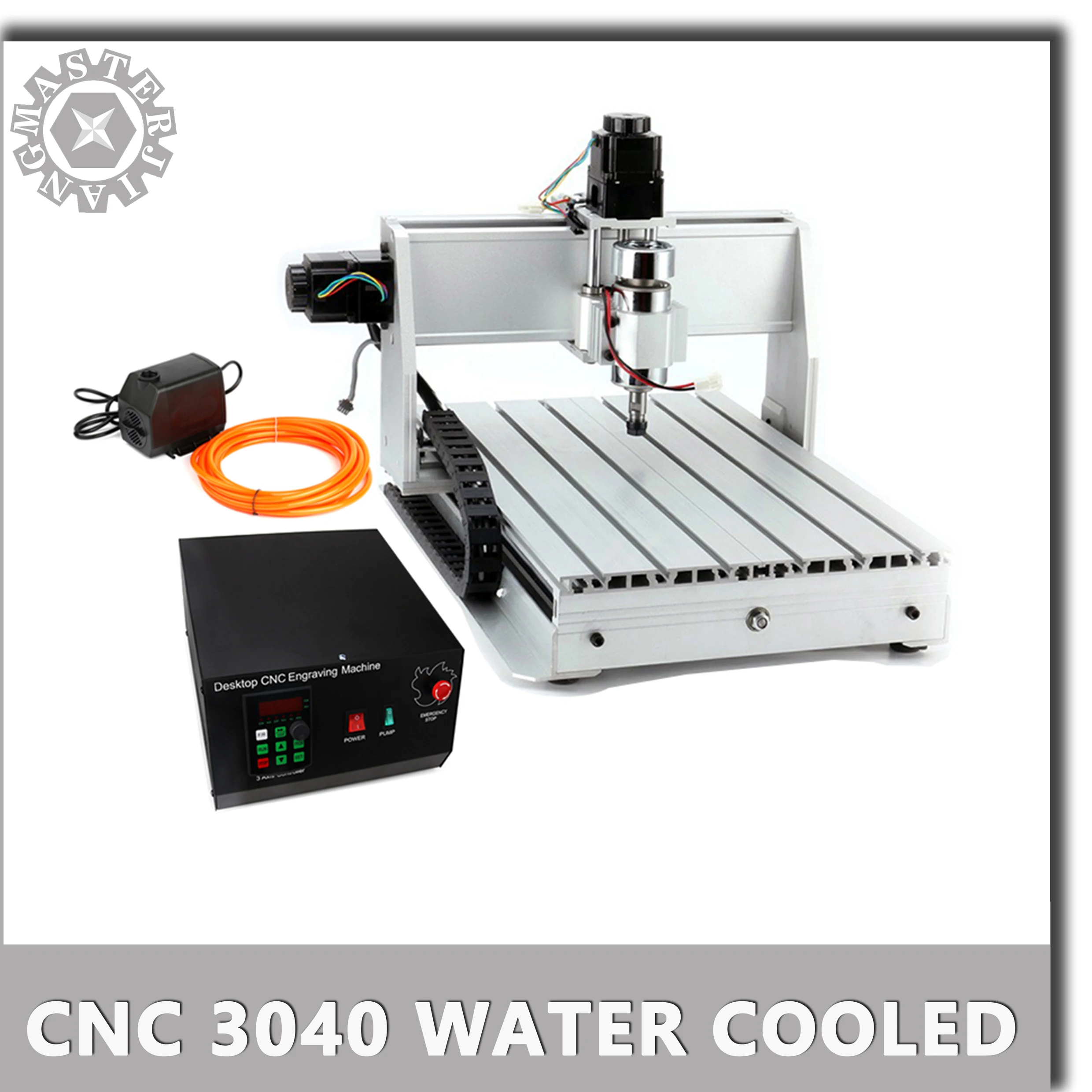 CNC 110/220 В 800 Вт/1500 Вт водный крутой шариковый винт 3040T-D 3 оси 4 оси машины 0.8квт/1.5кВт маршрутизатор гравер фрезерный мини 3040 токарный станок