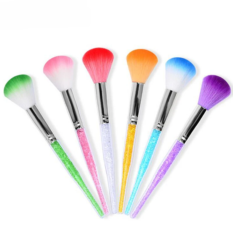 1pc Nail Brush Tools File Art Care Manicure Pedicure Soft Remove Dust Small Angle Cleaner Acrylic&ampUV Powder Remover | Красота и