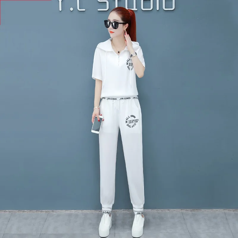 Женский спортивный костюм от Haute couture комплект летней офисной одежды для женщин